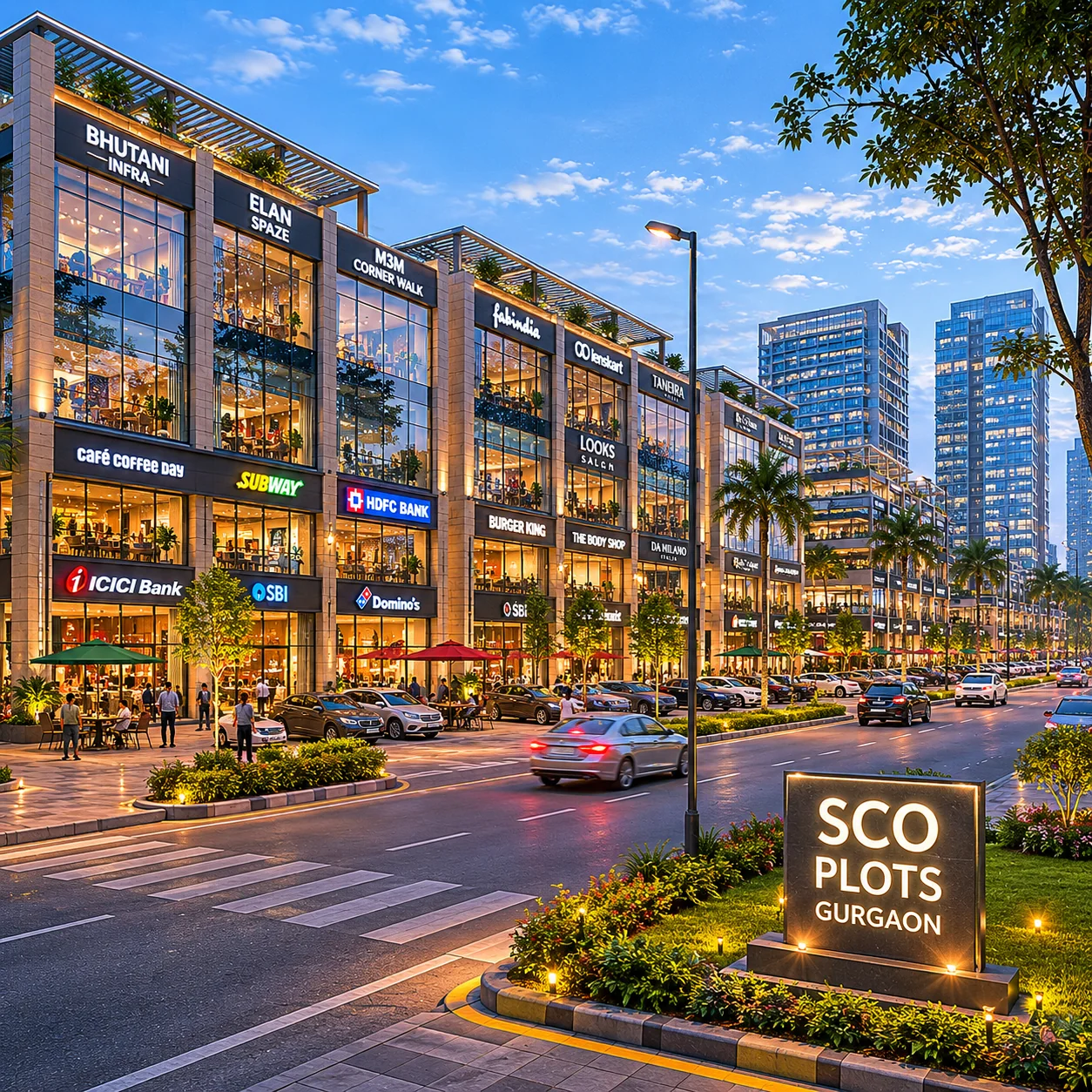 SCO and retail plots in Gurgaon