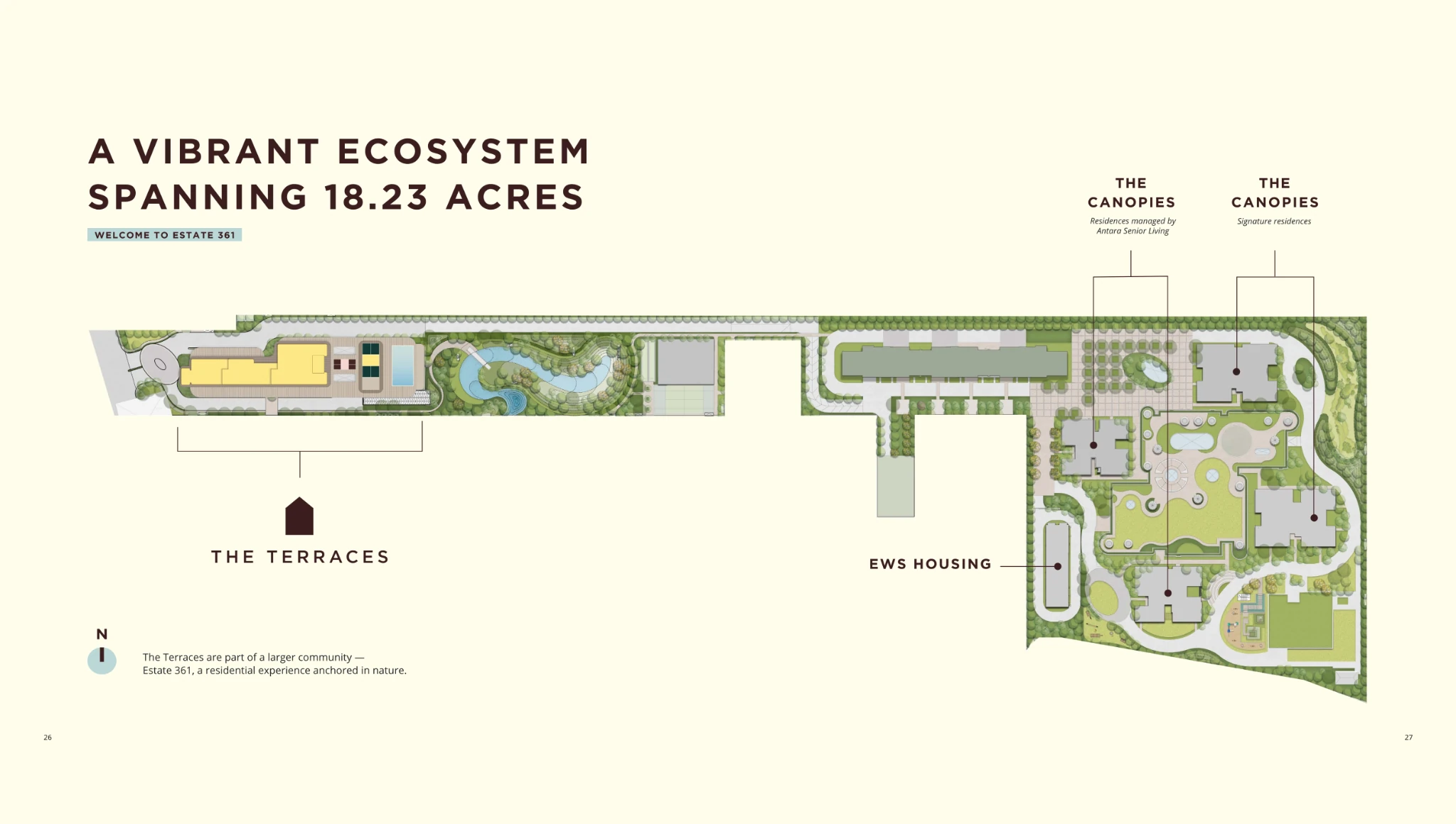 Teracces at Max Estate 361 floor plan