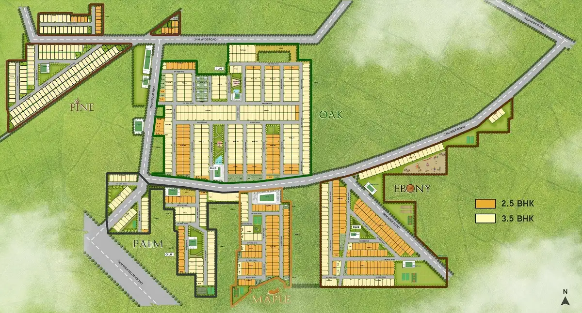 M3M Antalya Hills floor plan